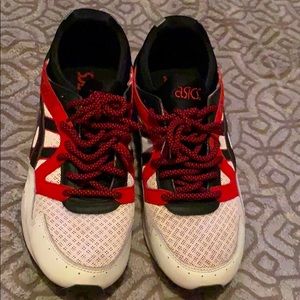 ASICS Gel Lyte V red and white